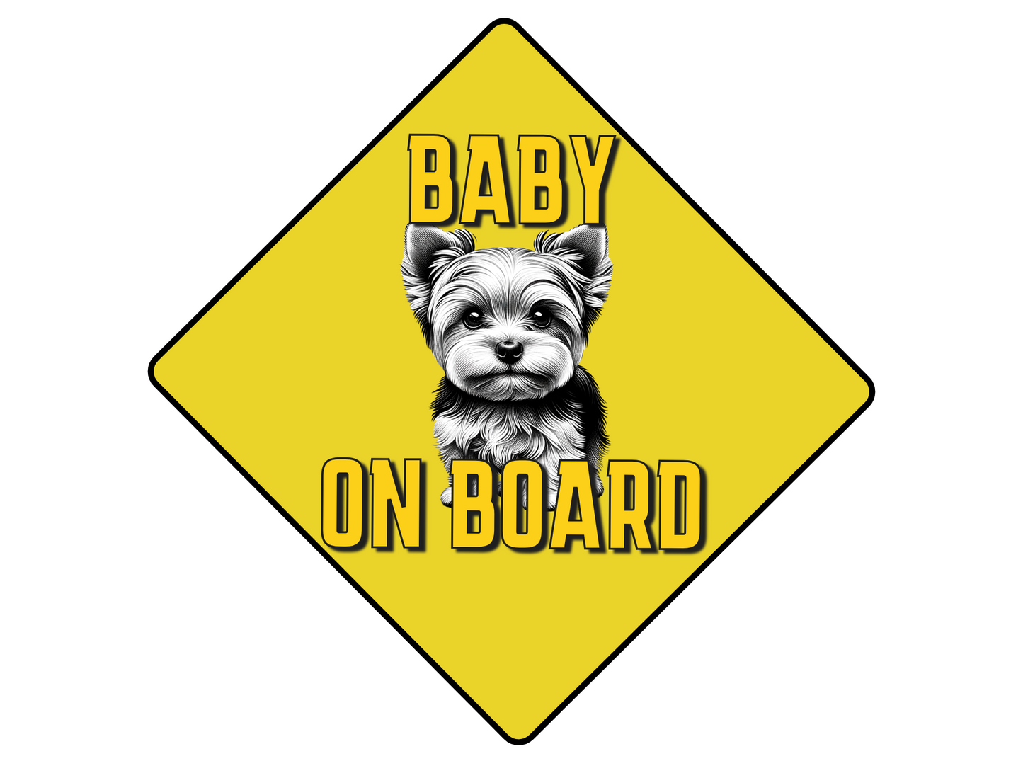 BABY ON BOARD YORKIE